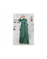 Bade Saten Abiye - Yeşil