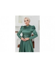 Bade Saten Abiye - Yeşil