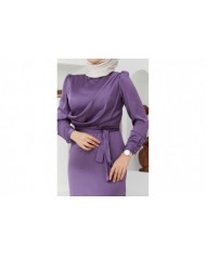 Ahu Saten Abiye - Lila