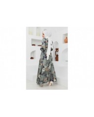 Ayşe Saten Elbise - Yeşil