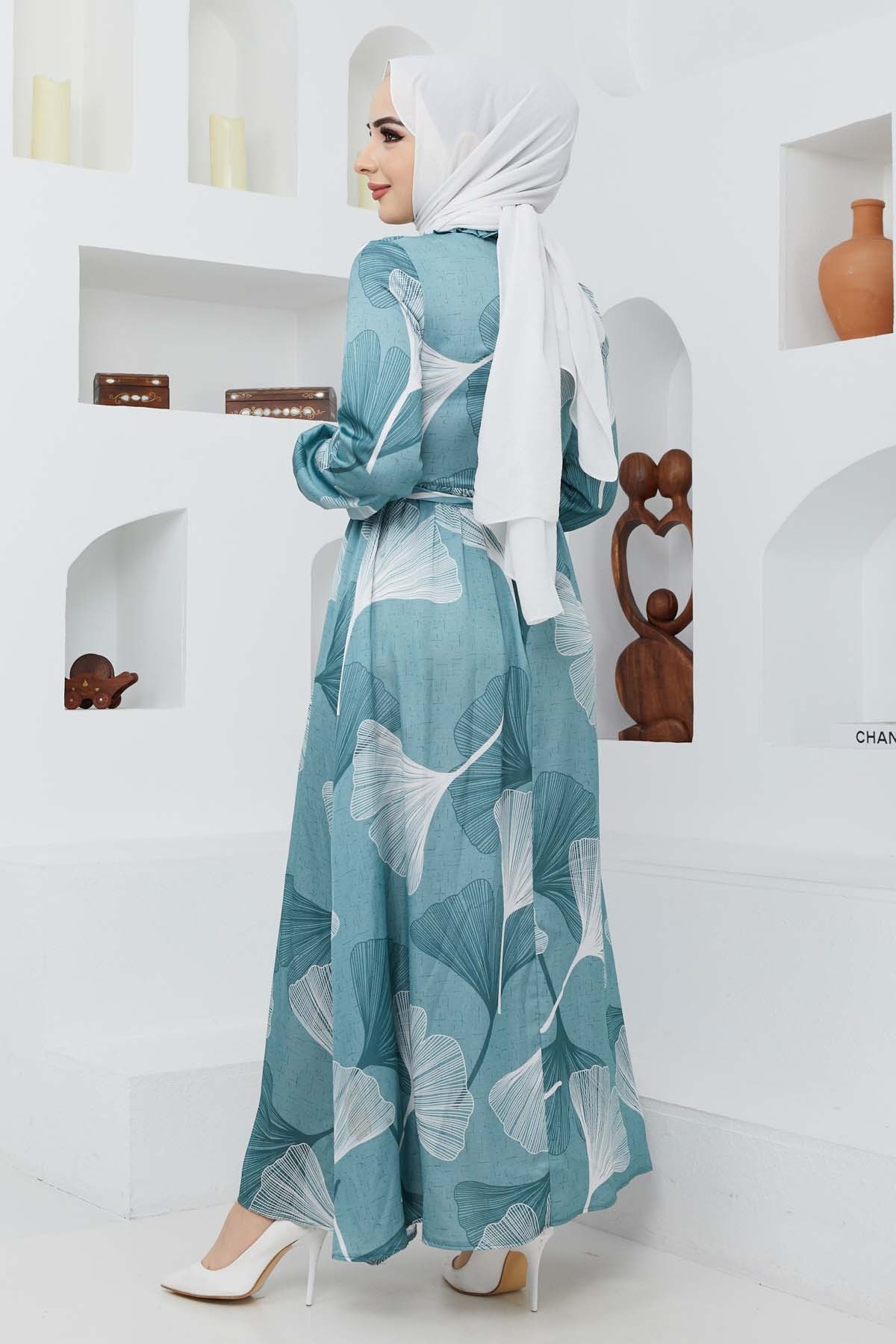 Gelincik Abiye - Yeşil Gelincik Abiye - Yeşil