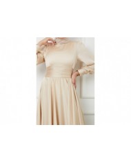 Beli Piliseli Abiye - Taş