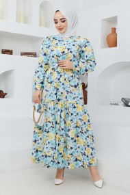 Cankız Çiçek Elbise - Sarı