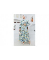 Cankız Çiçek Elbise - Sarı