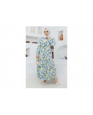 Cankız Çiçek Elbise - Sarı