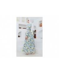 Cankız Çiçek Elbise - Sarı