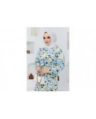 Cankız Çiçek Elbise - Sarı