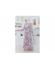 Cankız Çiçek Elbise - Pembe