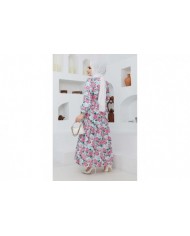 Cankız Çiçek Elbise - Pembe