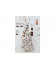 Cankız Çiçek Elbise - Çağla