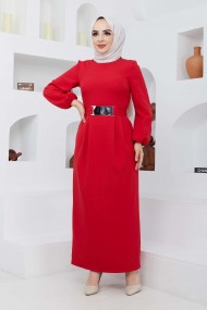 Kumru Elbise - Kırmızı