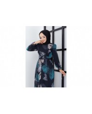 Elfida Şifon Elbise - Siyah