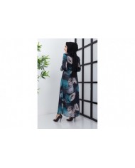 Elfida Şifon Elbise - Siyah