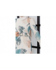 Elfida Şifon Elbise - Yeşil