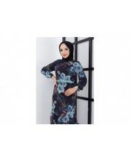 Balım Şifon Elbise - Siyah