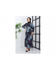 Balım Şifon Elbise - Siyah