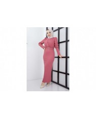 Aykız Krep Elbise - Gül Kurusu