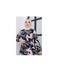 Mimoza Viskon Elbise - Laci