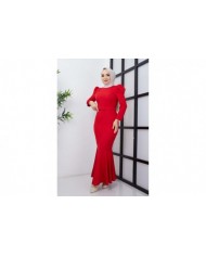 Balık Elbise - Kırmızı