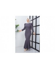 Balık Elbise - Koyu Gri