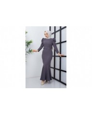 Balık Elbise - Koyu Gri