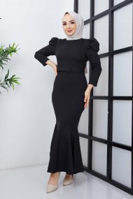 Balık Elbise - Siyah