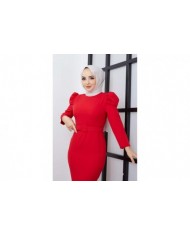 Balık Elbise - Kırmızı