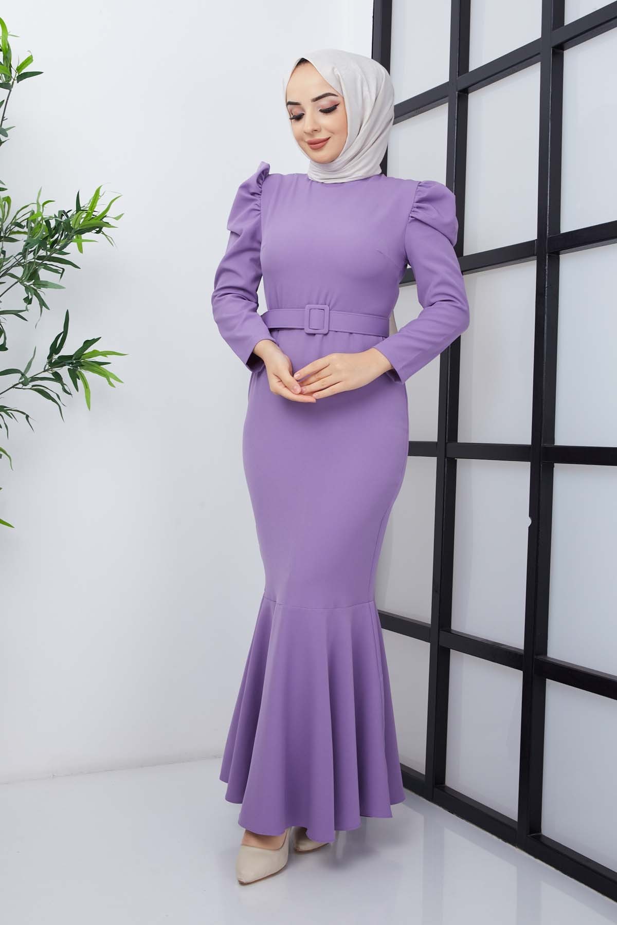 Balık Elbise - Lila