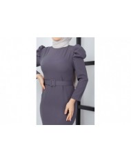 Balık Elbise - Koyu Gri