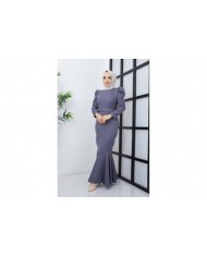 Balık Elbise - Açık Gri