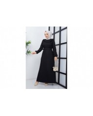 Kayra Kışlık Elbise - Siyah