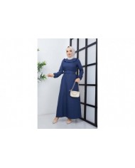 Kayra Kışlık Elbise - İndigo