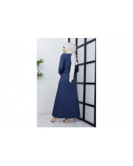 Kayra Kışlık Elbise - İndigo
