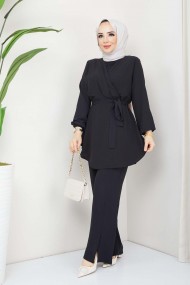 Kruvaze Takım - Siyah