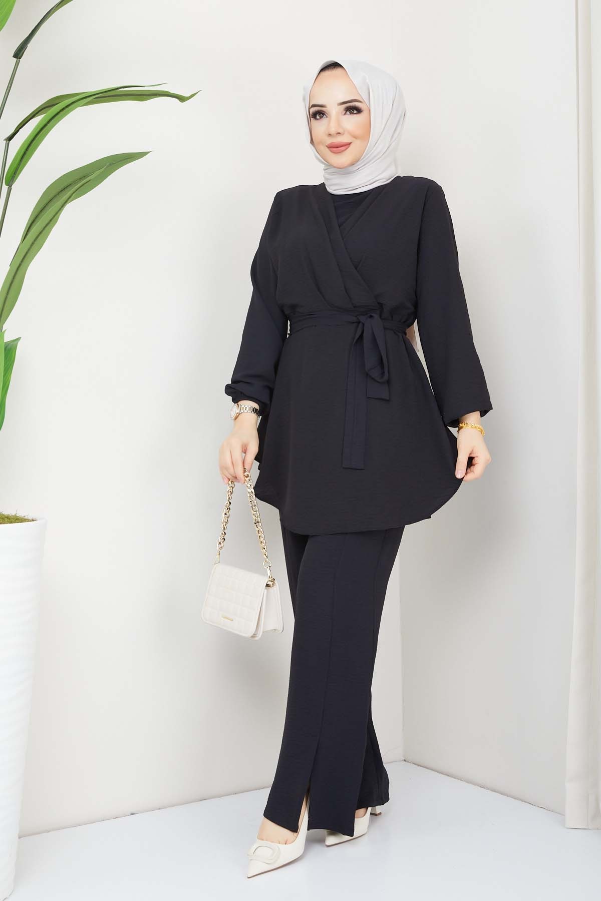 Kruvaze Takım - Siyah