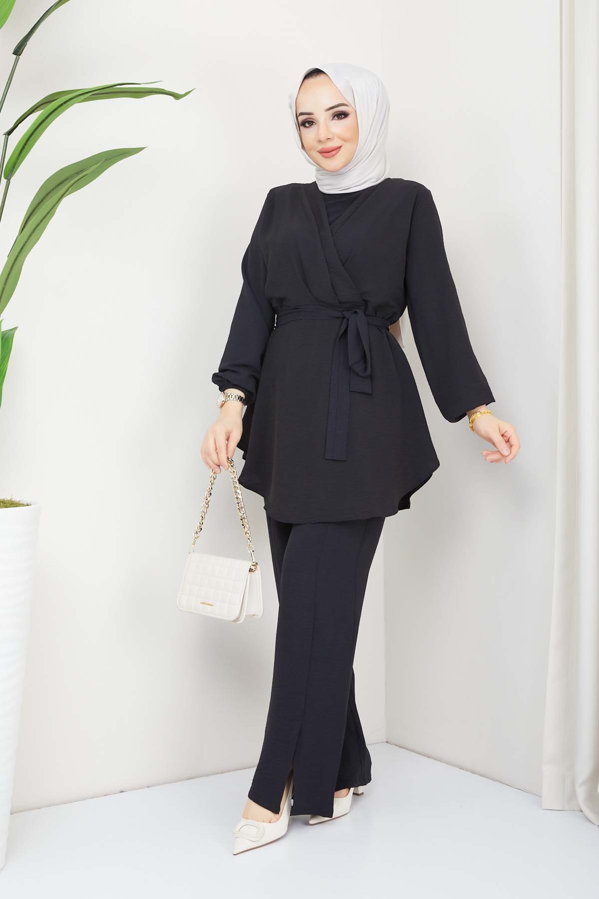 Kruvaze Takım - Siyah