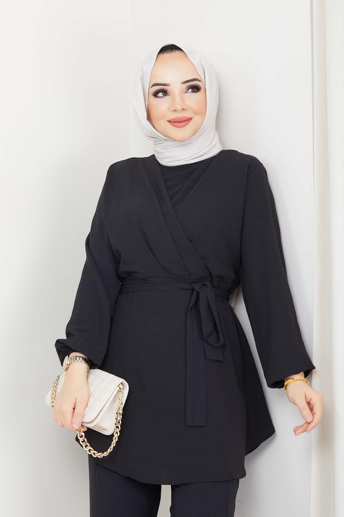 Kruvaze Takım - Siyah