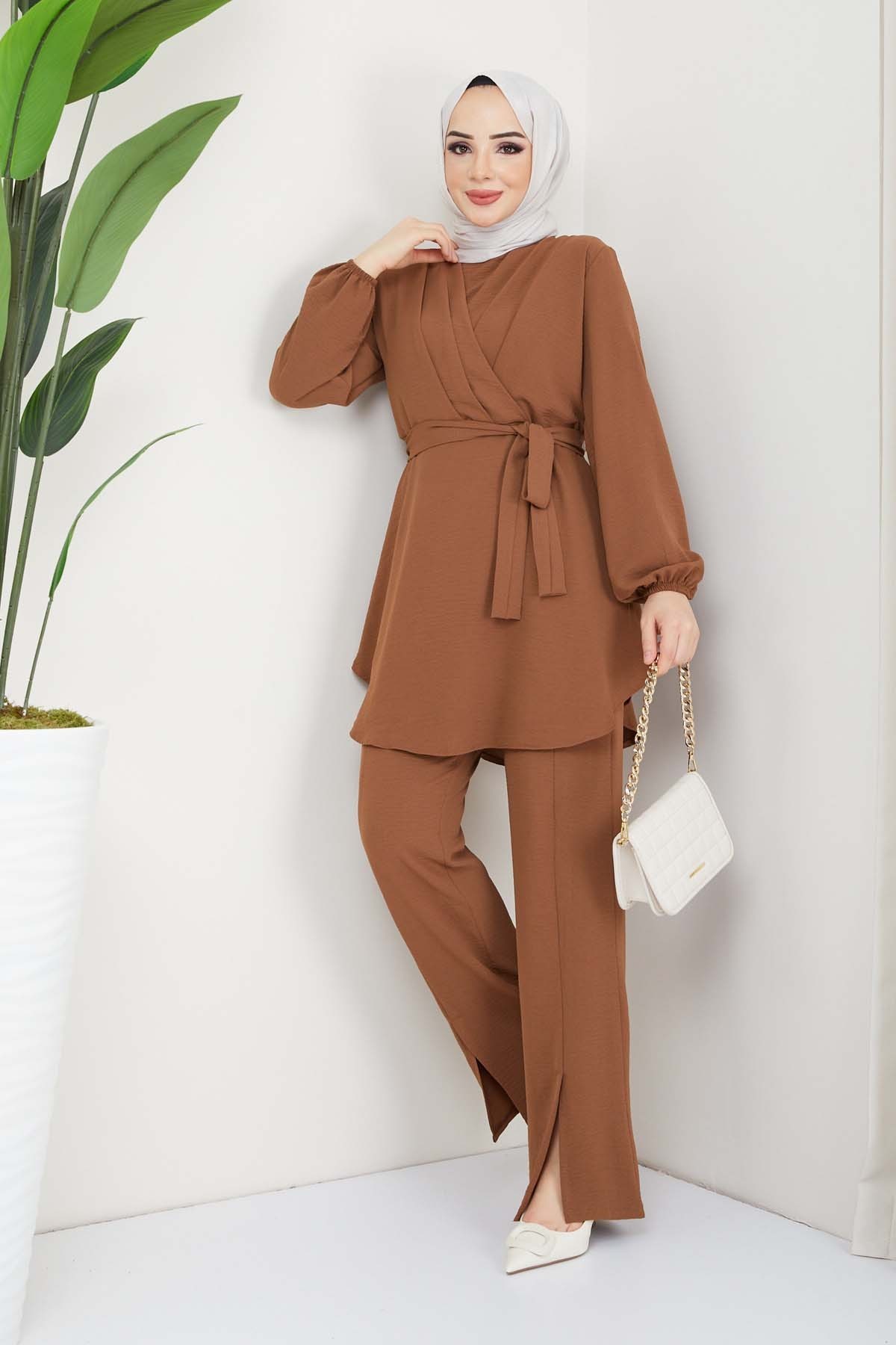 Kruvaze Takım - Kiremit