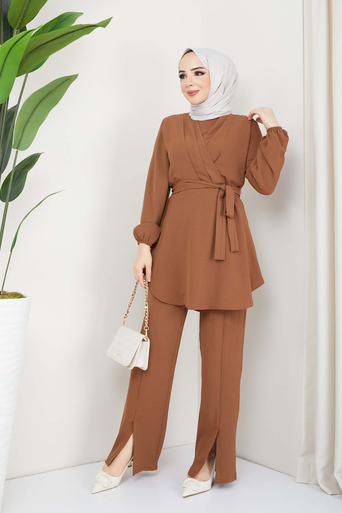 Kruvaze Takım - Kiremit