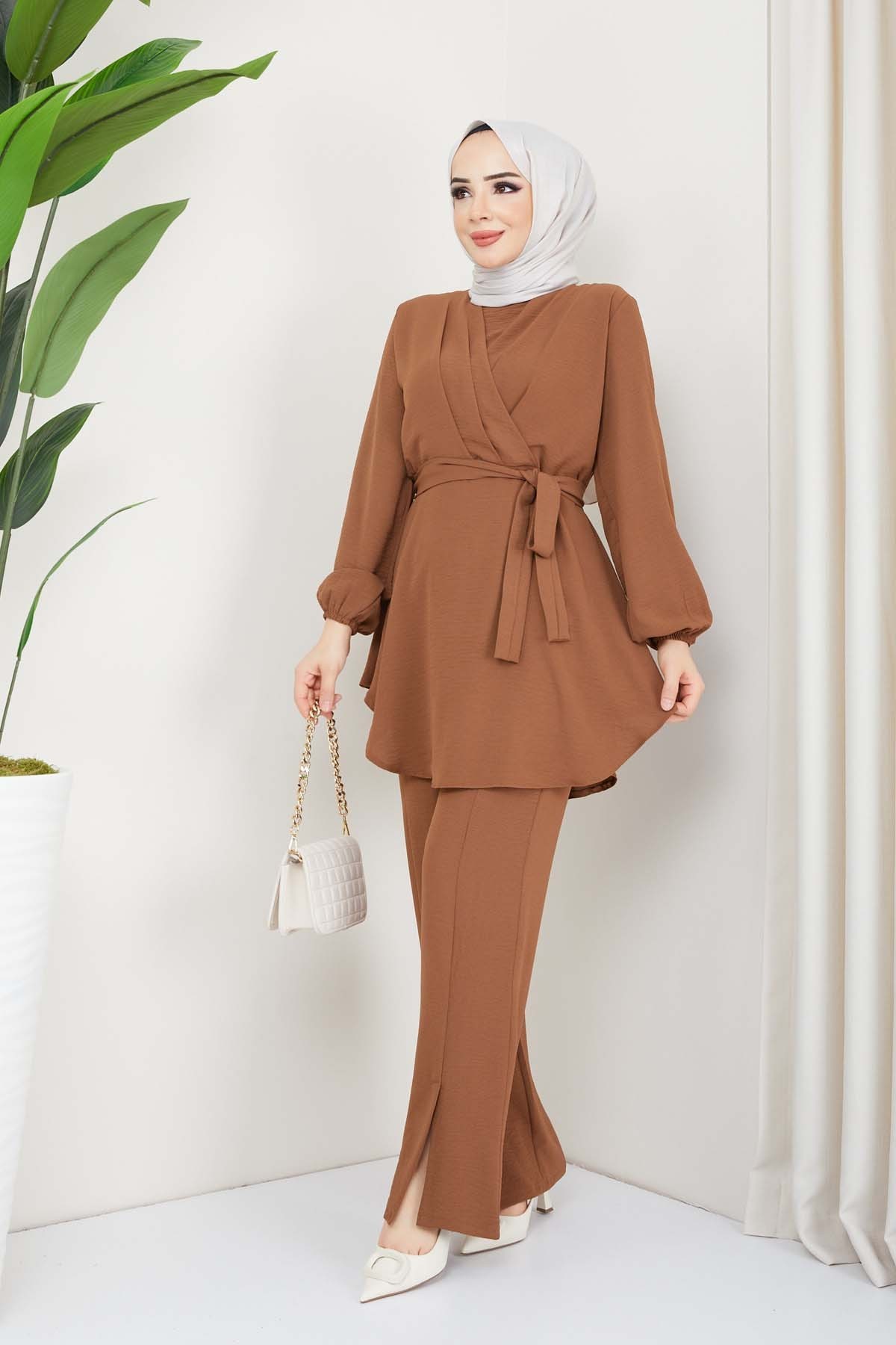 Kruvaze Takım - Kiremit