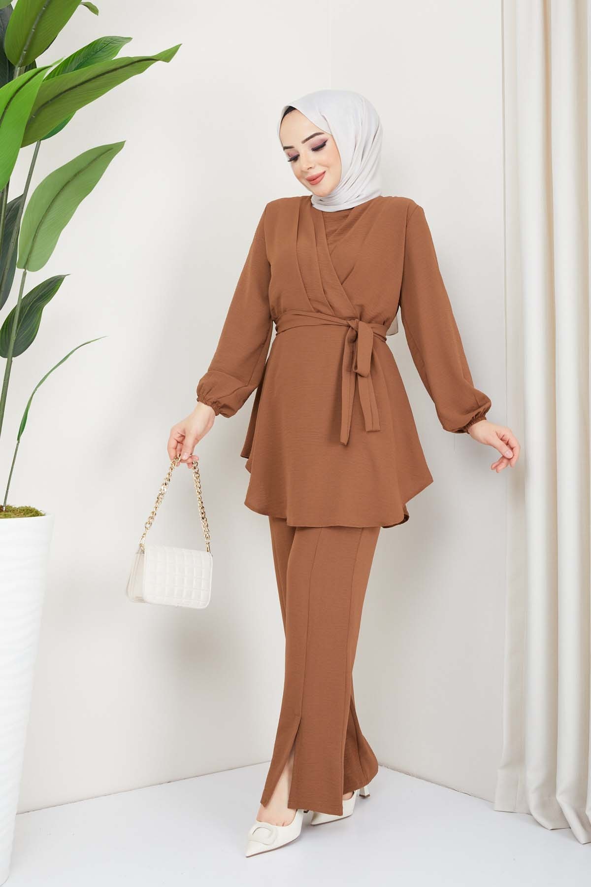 Kruvaze Takım - Kiremit