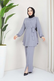 Kruvaze Takım - Gri