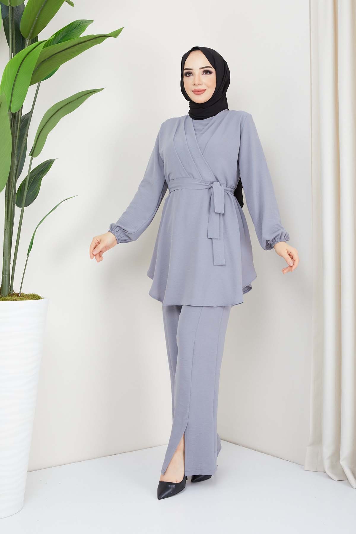 Kruvaze Takım - Gri