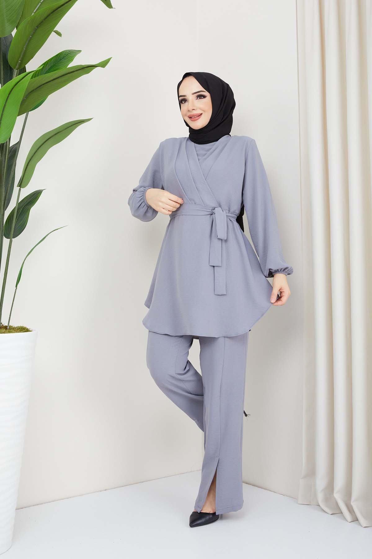 Kruvaze Takım - Gri