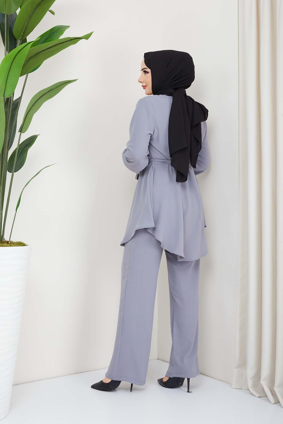 Kruvaze Takım - Gri