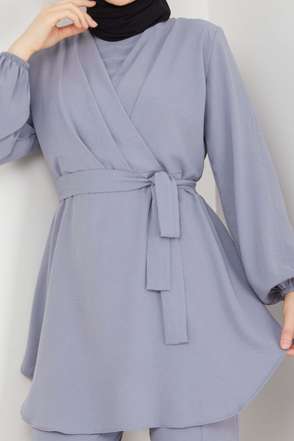 Kruvaze Takım - Gri