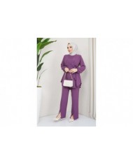 Kruvaze Takım - Lila