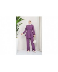 Kruvaze Takım - Lila