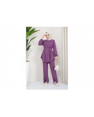 Kruvaze Takım - Lila