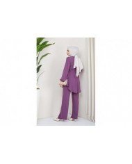 Kruvaze Takım - Lila